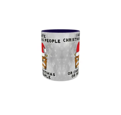 I hate christmas, cana din ceramica, 330ml, model cgs1806